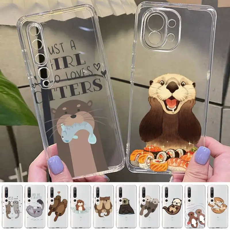 

Cute cartoon otter Phone Case For Redmi Note 5 7 8 9 10 A K20 pro max lite for Xiaomi 10pro 10T