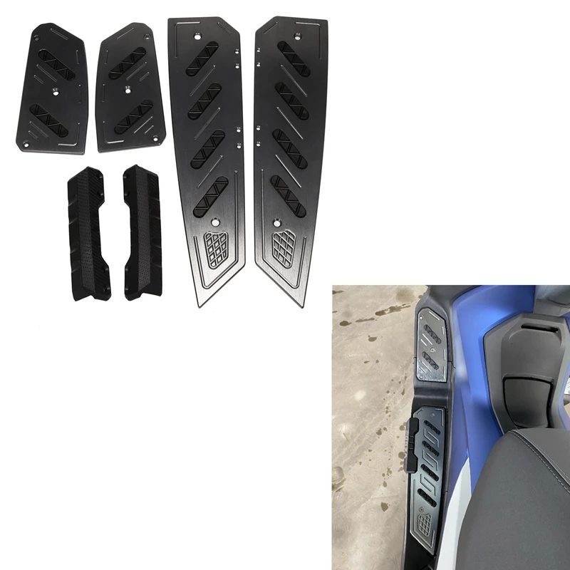 

Motorcycle Step Footpads Pedal Plate Cover Accessories for Honda Forza 300 MF13 MF 13 2018 2019 2020