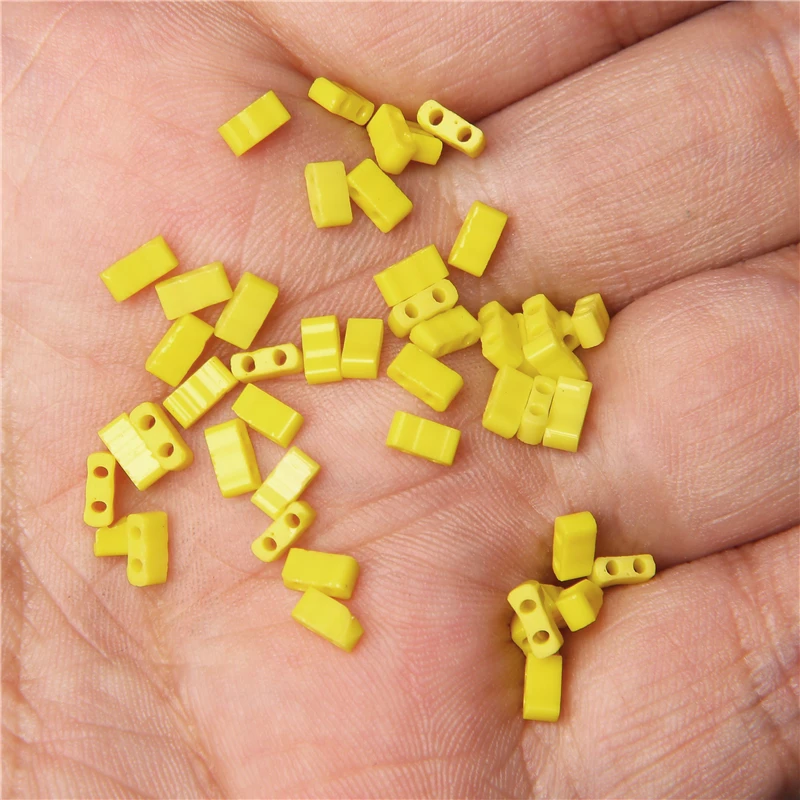 

20-100 pcs Rainbow Plastic Brick Beads For Children To DIY Toys Crafts Wholesale Opaque Lego Elements Jewelry Handmake Buildings