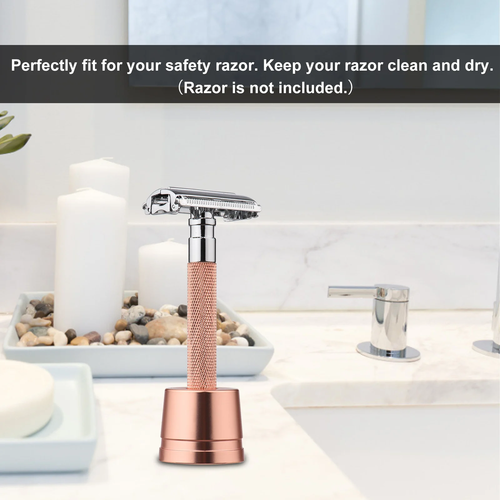 Мужская подставка для бритвы держатель из алюминиевого сплава безопасная