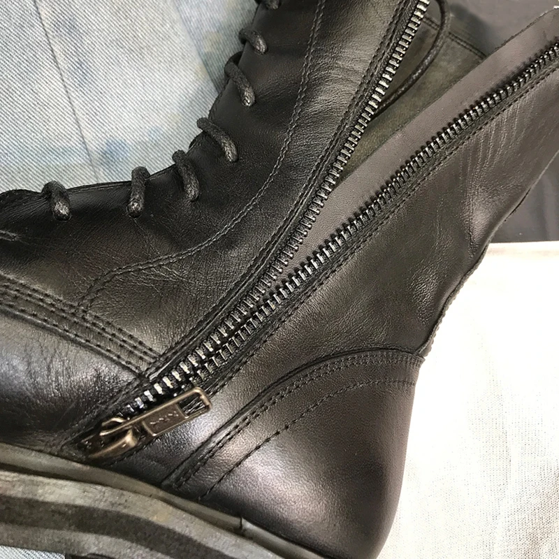 2019 ботильоны из бордовой кожи в стиле ретро ботинки на низком каблуке с круглым