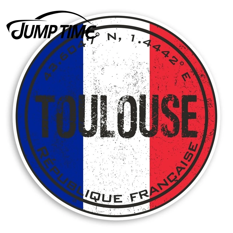 Виниловые наклейки на багаж французский флаг Тулуза Франция|Наклейки