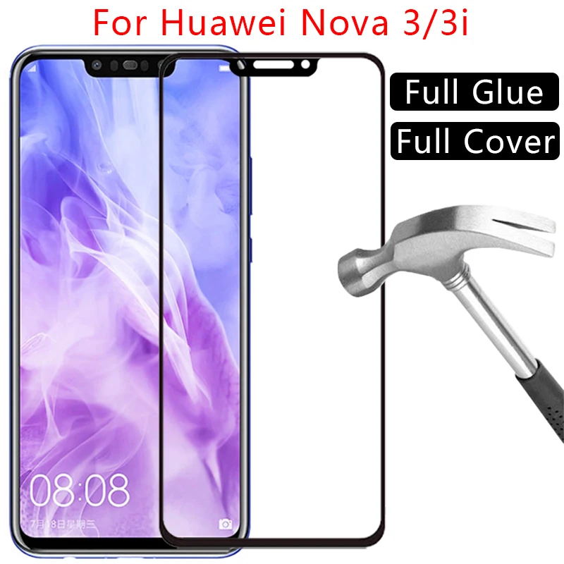 9d закаленное стекло для защиты экрана huawei nova 3i 3 i чехол huawey hawawi nova3 nova3i i3 защитный