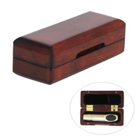 11 3 x 4 5 x 3 7cm rosewood saxophone clarinet mouthpiece storage box protect case lining villi saxophone accessories