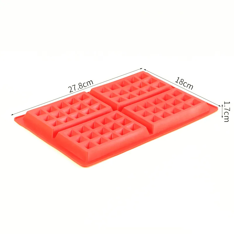 1 предмет Новинка Блинница DIY силиконовая для вафель пресс форм с антипригарным