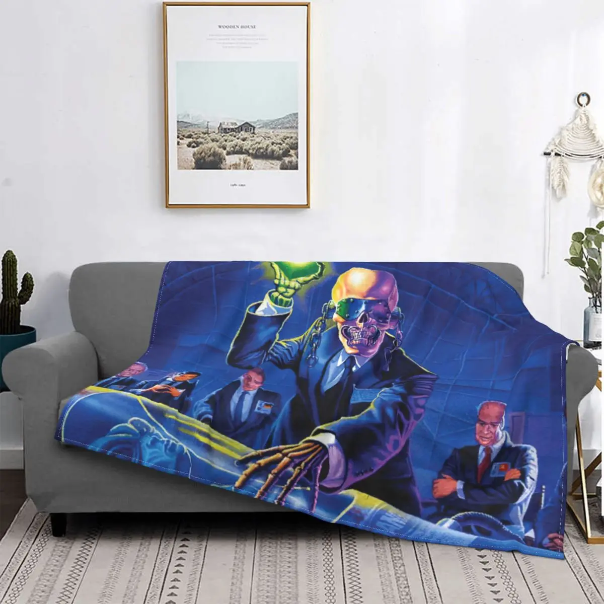 

Megadeth Rust In Peace Blankets Fleece Decoration Ultra-Soft Throw Blankets for Bedding Bedroom Plush Thin Quilt