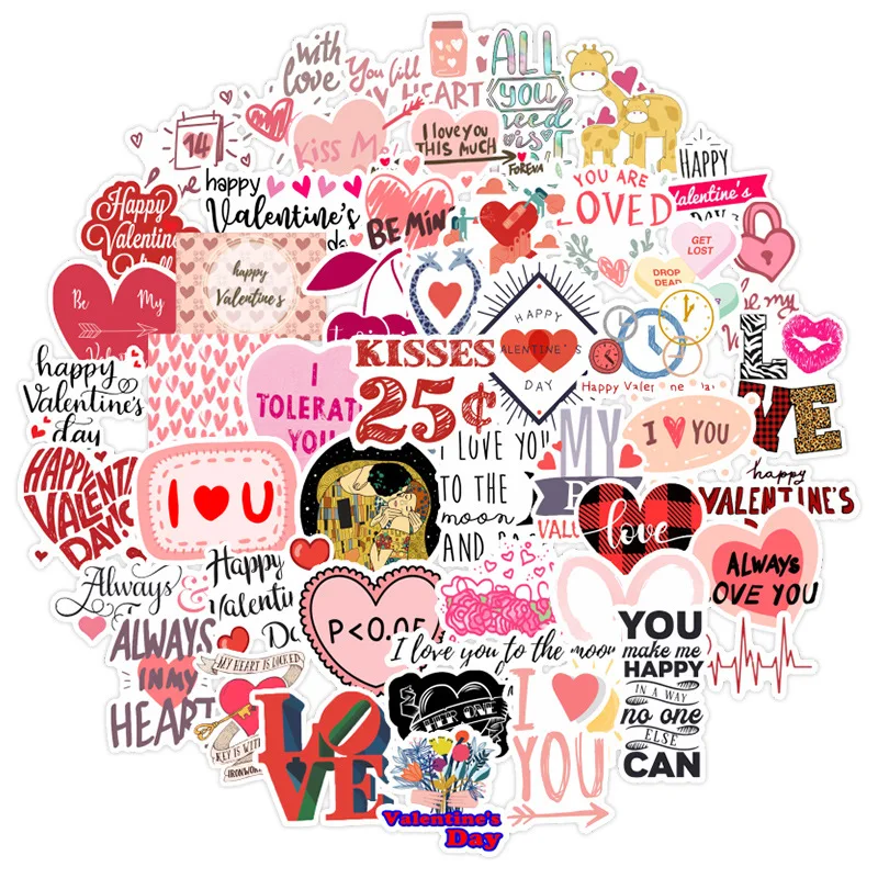 Наклейки для ноутбука велосипеда гитары скейтборда 10/30/50 шт.