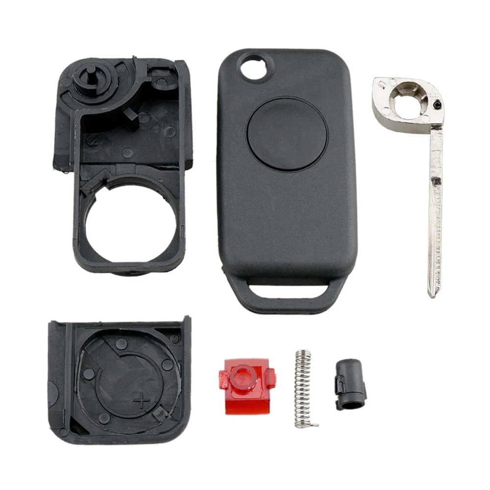 

Remote Car Key Shell 2 Button Black Abs Plastic Key Fob Replacement For Mercedes Benz W168 W124 W202 1984-2004 Auto Accessory