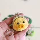 Женский вязаный крючком кошелек ручной работы с милыми маленькими монетами