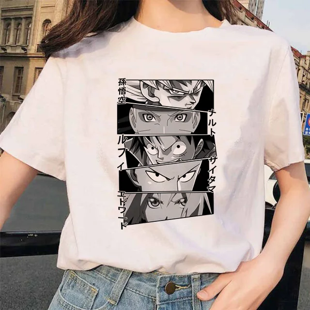 

Футболка One Punch для мужчин и женщин, милый стиль гранж, летние топы, футболка с японским аниме принтом, забавная мультяшная женская футболка