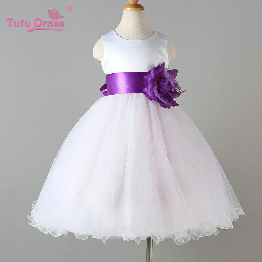 Детское платье для девочек свадебное с бабочками маленьких на день рождения
