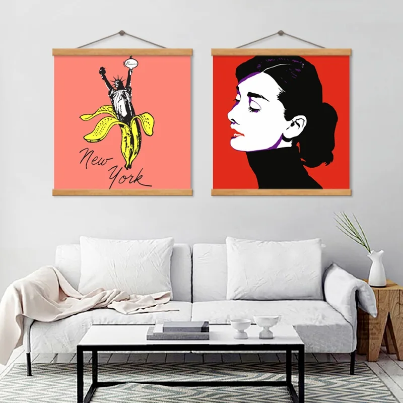 Modern Sexy Lips And Beautiful Girl Poster Print Fantasy Canvas Painting Picture Home Aisle Wall Art Bedroom Decoration Custom | Дом и сад