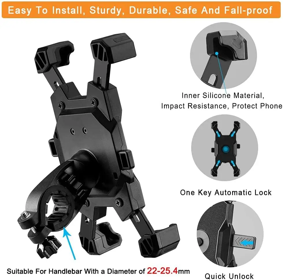belka 2021 universal bike phone holder motorcycle bicycle phone holder handlebar stand mount bracket for iphone samsung free global shipping