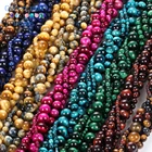 Бусины из натурального желтого и синего Тигрового Глаза для изготовления ювелирных изделий, 4681012 мм