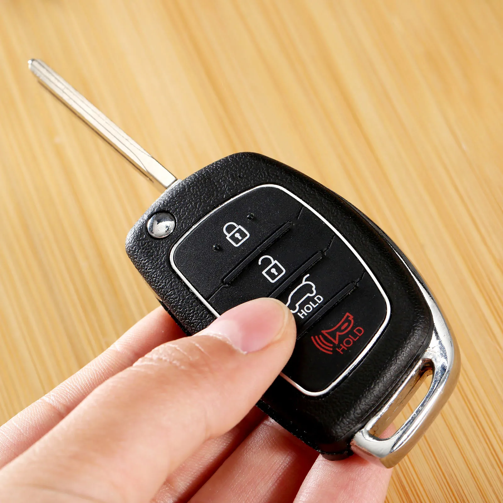 Автомобильный флип чехол для ключей с дистанционным брелоком ix45 Santa Fe складной