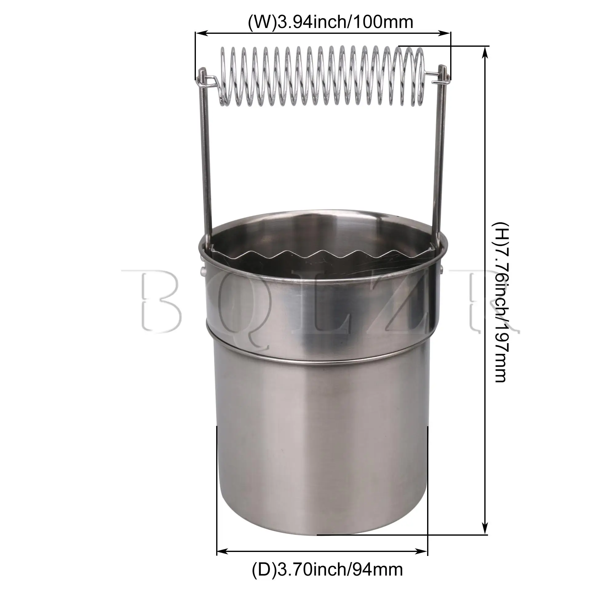

BQLZR Oil Painting Portable Washing Bucket for Outdoor Painting 10.5x21.4cm