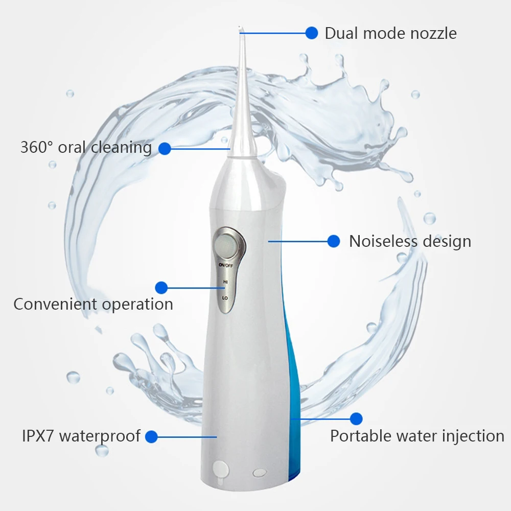 Электрическая машинка для чистки зубов с красными зубьями портативный