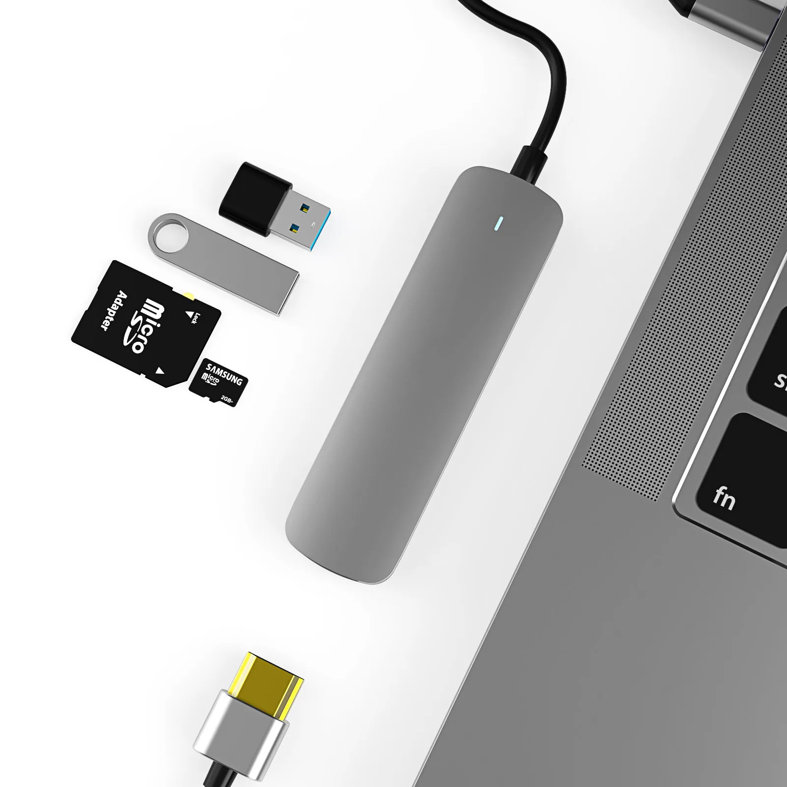 

Type C HUB Docking Station 4 Port USB 3.0 HUB Splitter Card 4/5/6 IN 1 Docking Station For Laptops Computer Huawei Dell Lenovo