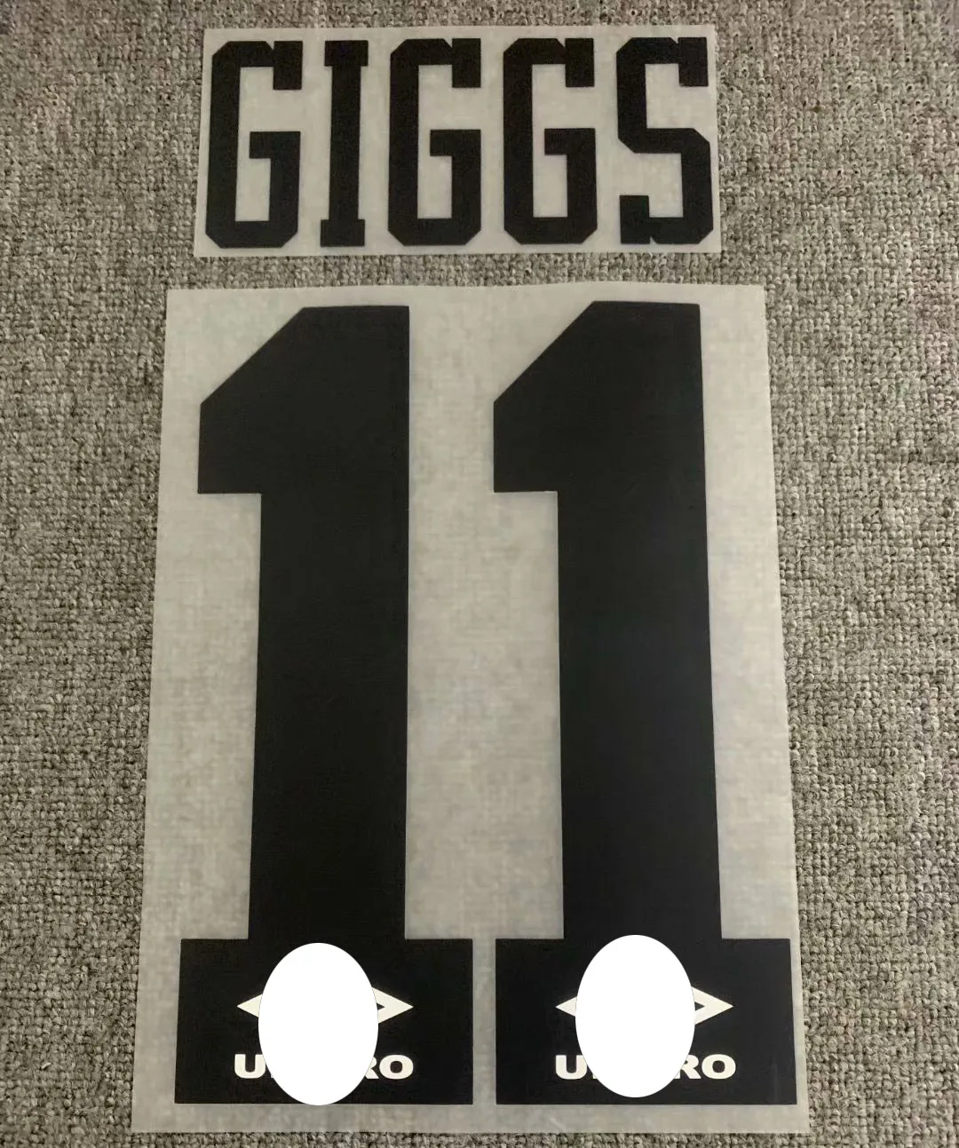 

1992-1996 #11 Giggs Nameset Printing Soccer Patch Badge