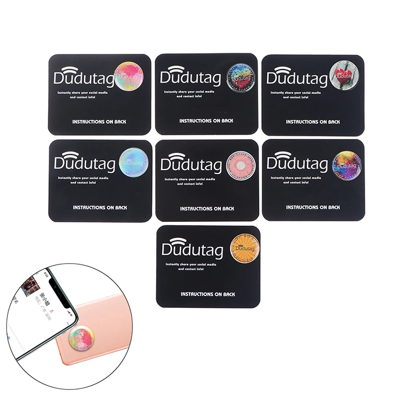 

Mobile Phone Smart Stickers One-Click Digital Personal Business Cards NFC Chip Touch Back Flim
