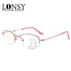 Модный высококачественный анти-синий светильник, прогрессивные многофокальные очки для чтения, складные пресбиопии, против усталости, компьютерные очки