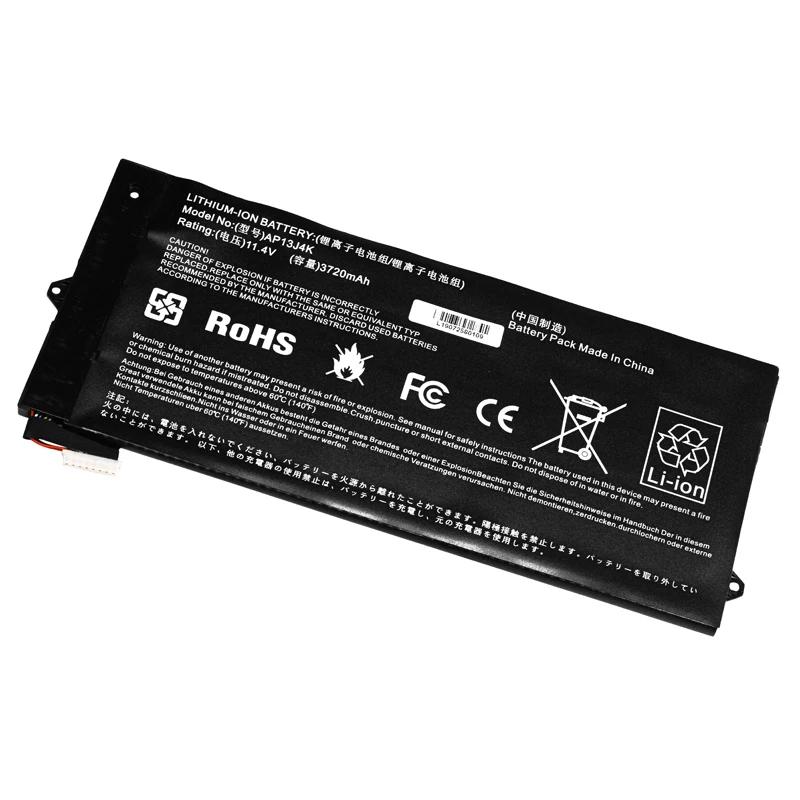 11 4 V 3720mAh Apexway AP13J4K Аккумулятор для ноутбука ACER Chromebook C740-C3P1 C720 C720P AP13J3K KT00304001 |