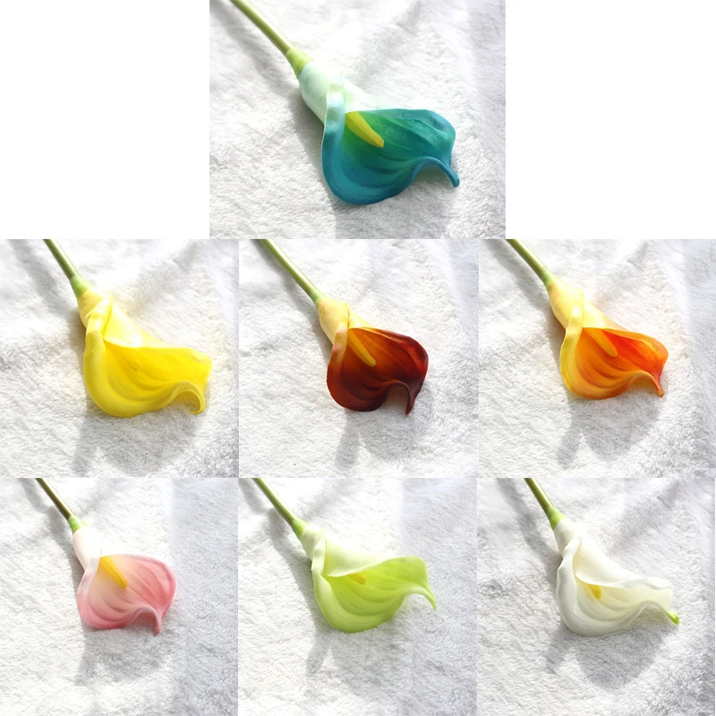 1 шт. Kunstmatige Bloemen broiloft Decoratie искусственные каллы Boeketten Thuis Herfst Kunstplanten Nep Flores