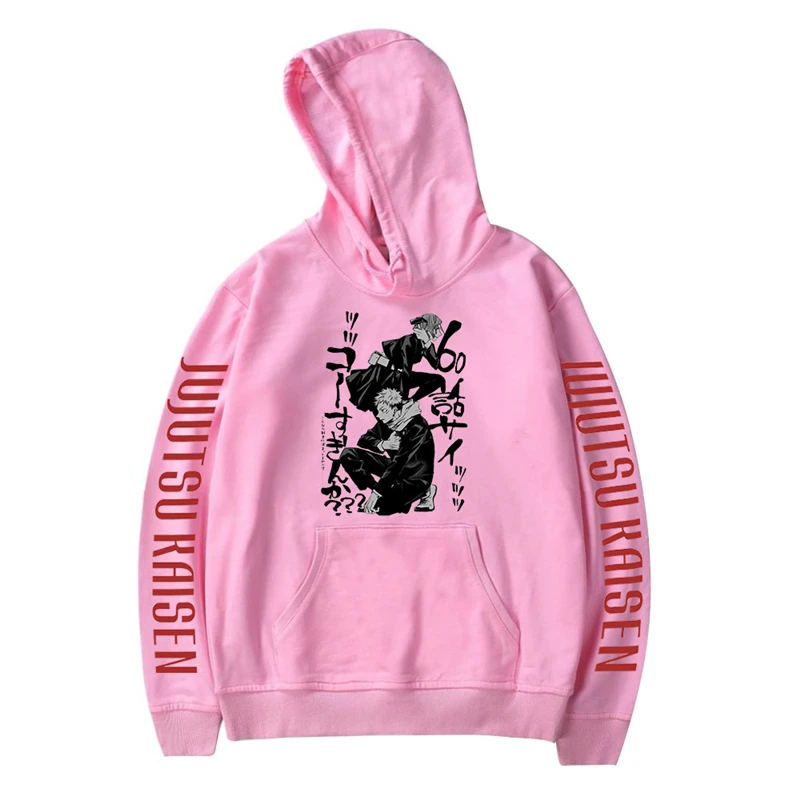 

Jujutsu Kaisen Cosplay Costume Jacket with Hat Hoodies Sweatshirts Loose Coat Anime Adult COS Apparel Christmas Halloween Gift