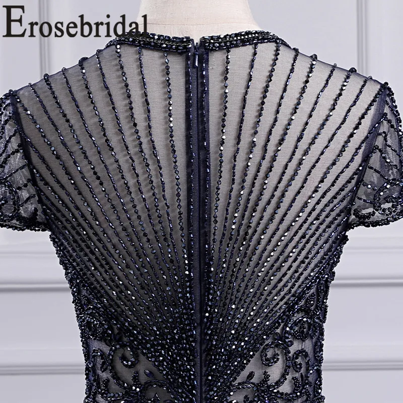 Erosebridal, короткий рукав, Русалка, вечернее платье с бюстгальтером, элегантное, на молнии, сзади, длинное, официальное, женское, вечернее платье, платье для вечеринки
