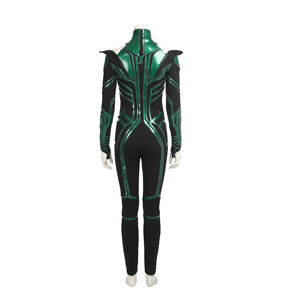 Hela костюм для косплея Тор Ragnarok Hela косплей для взрослых женщин необычный плащ-комбинезон для Хэллоуина на заказ COSPLAYONSEN - Цвет: Jumpsuit