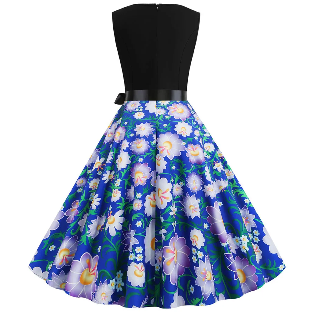 Женское платье SAGACE сексуальное винтажное с принтом женское тонкое вечернее без