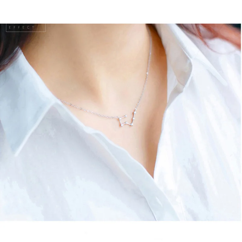 Женское Ожерелье с кулоном в виде созвездия Trusta подарочное ожерелье хранитель из