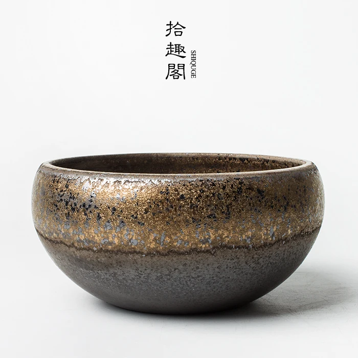 

★ceramic jar is a hydroponic flower pot in hot tea to wash the small tank of water wash tea accessories cylinder ashtray