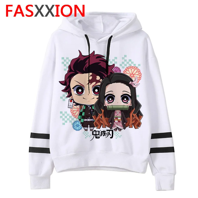 Demon Slayer мультфильм для мужчин/для женщин толстовки аниме унисекс harajuku эстетическое 90s Толстовка ulzzang Графический повседневное Мужской капюшон