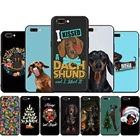 Животное щенок таксы силиконовый чехол для OPPO A1 A3s A5 A1K A5s A7 A8 A9 A12 A31 A32 A37 A39 A53 A83 A52 A72 A91 A92 A92S