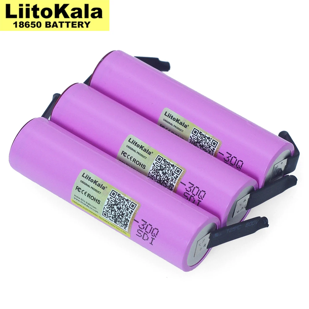 

20 . Liitokala INR18650-30Q 18650 3000 3,7 +