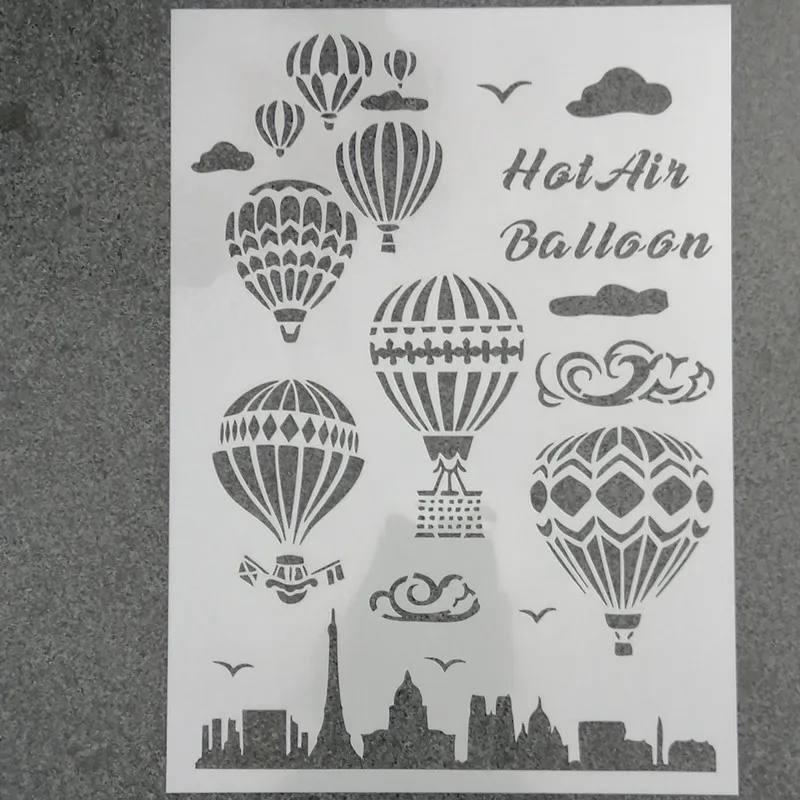 

1pc Size A4 A3 A2 Balloon DIY Layering Mandala Stencils Wall Painting Scrapbook Coloring Embossing Album Decorative Template