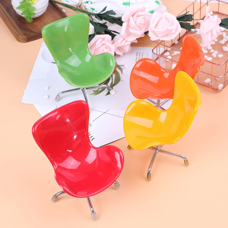

New 1Pc 1/6 Dollhouse Miniature Chair Furniture Model Toys for Doll House Decoration