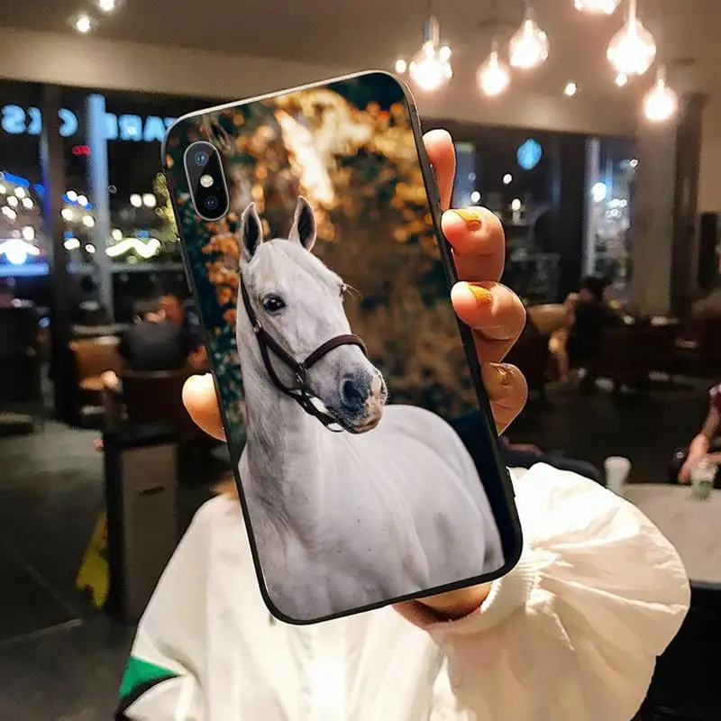 

horse animal high quality universal Phone Case for iPhone 11 12 pro XS MAX 8 7 6 6S Plus X 5S SE 2020 XR