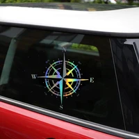 15cm15cm car sticker 3d nswe compass stickers funny vinyl car styling decal motorcycle sticker on car