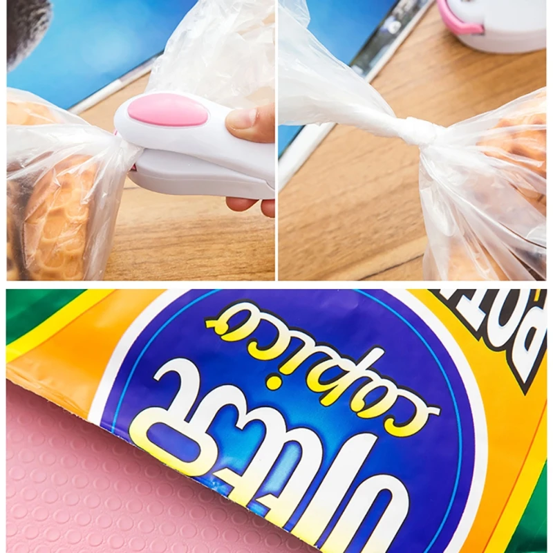 

Portable Mini Sealing Household Machine Heat Sealer Capper Food Saver For Plastic Bags Package Mini Gadgets