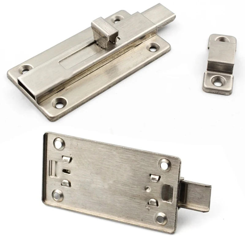 

Stainless Steel Hasp Latch Lock Sliding Door Window Cabinet Locks Home Hotel Security door buckle Hardware Fitting Hot Sale