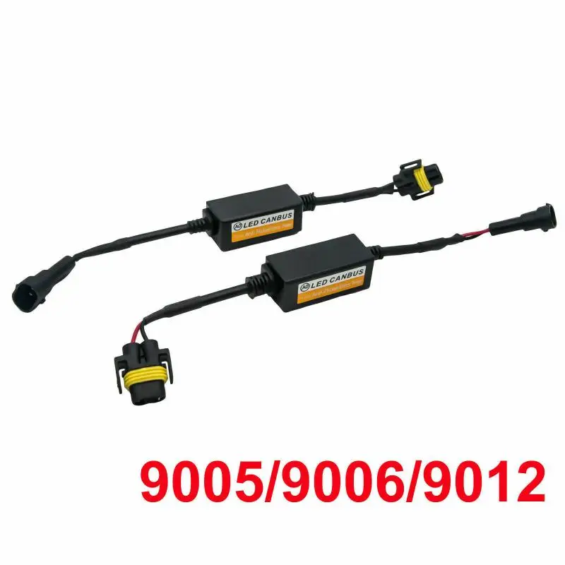 1pcs h1 h3 h4 h7 h8 h9 h11 9005 9006 9012Headlight LED Canbus Decoder Canceller Error Free Resistor Anti Flicker