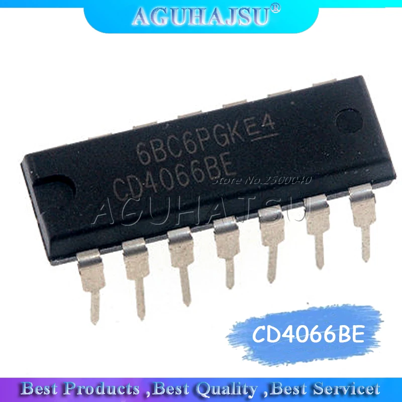10 шт./лот CD4066 CD4066BE 4066 4066BE DIP-14 dip14 чип переключения IC