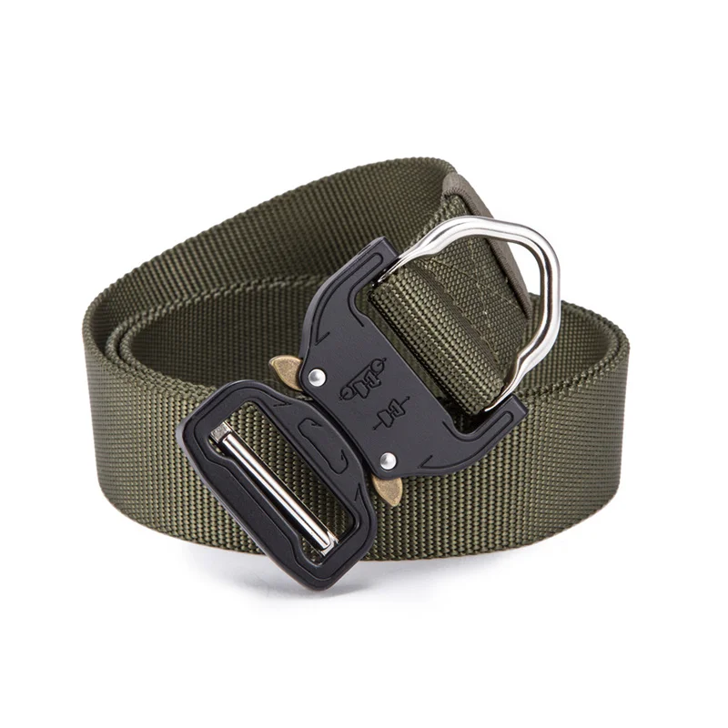 

2021 Combat Heavy Duty Knock Off Tactical Belt Men US Soldier Military Equipment Army Belts Sturdy Hook Nylon Waistband 3.8cm