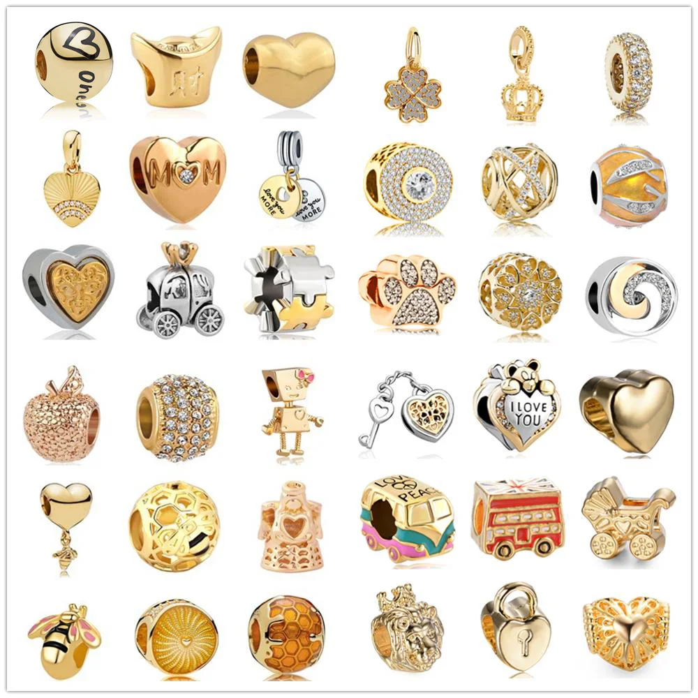 Новинка сделай сам оригинальный Европейский очаровательного золотого цвета с