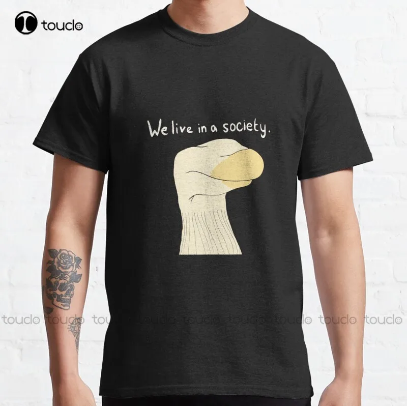 

New Bo Burnham Socko "We Live In A Society" Inside Special (Sticker And More) Classic T-Shirt Cotton Tee Shirt S-5Xl