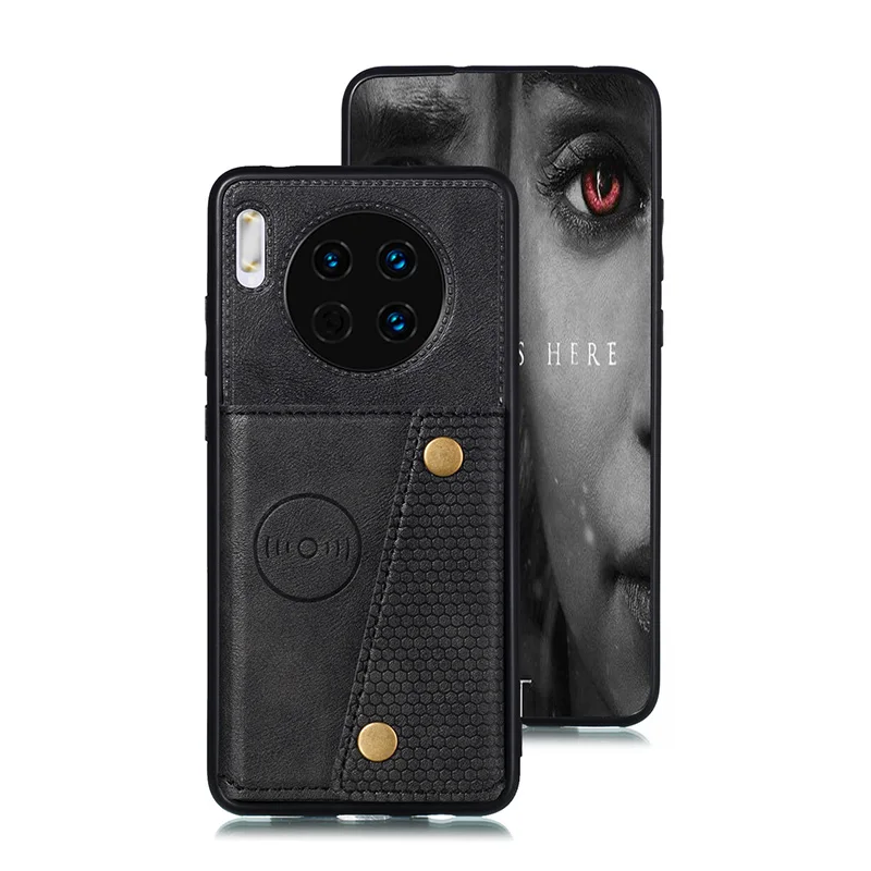 Magnetic Car Phone Case For Huawei P40 Plus P30 Pro P20 Lite Leather Wallet Cover Mate 30 20 Honor | Мобильные телефоны и