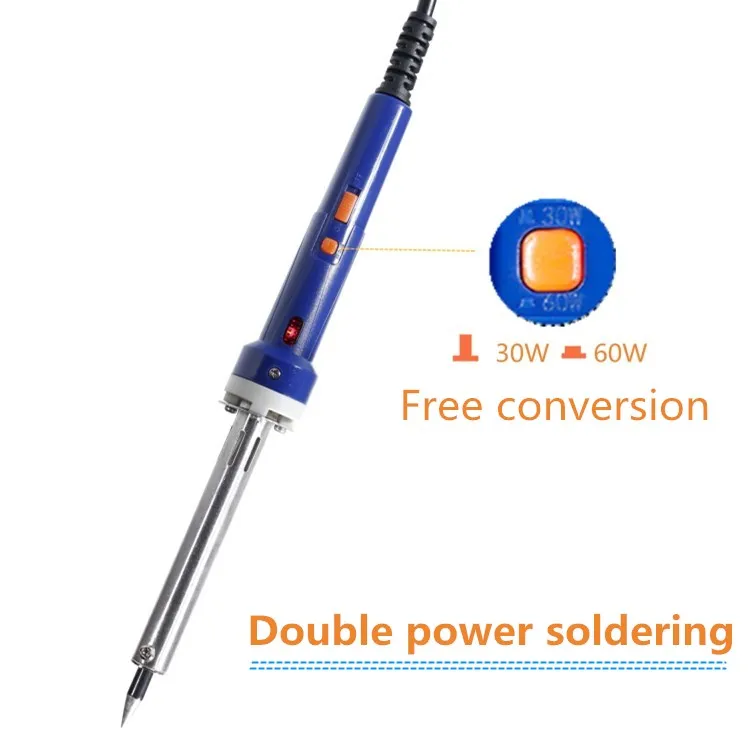 Двухмощный паяльник 30 Вт/60 Вт Бесплатная конверсия мощность 220 В|Электрические