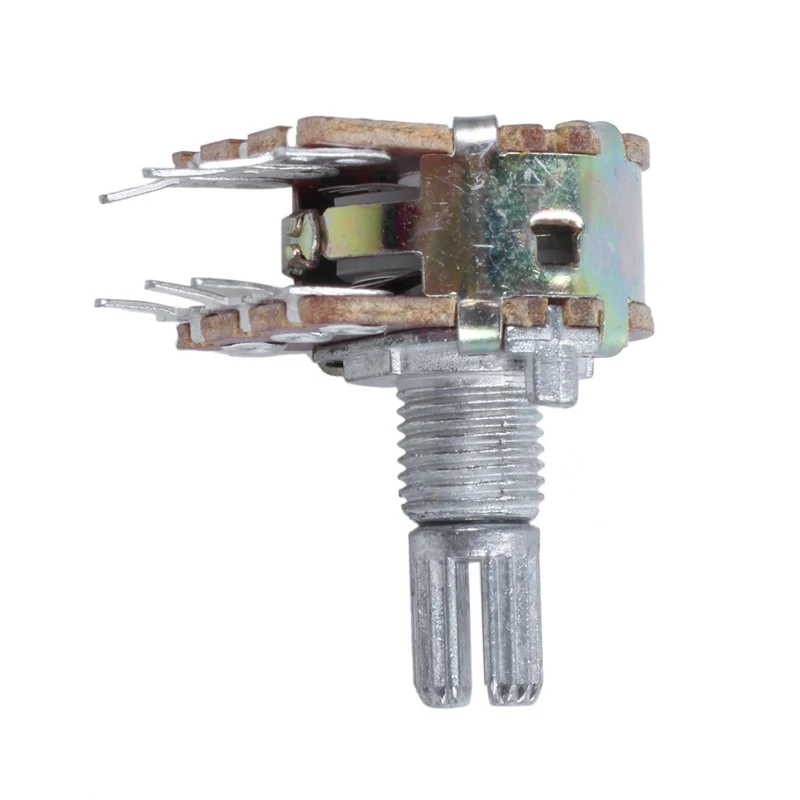 

1 pcs silver metal B50K 50K ohm 6-pin dual trim potentiometer 3.8*2.8*1.7cm